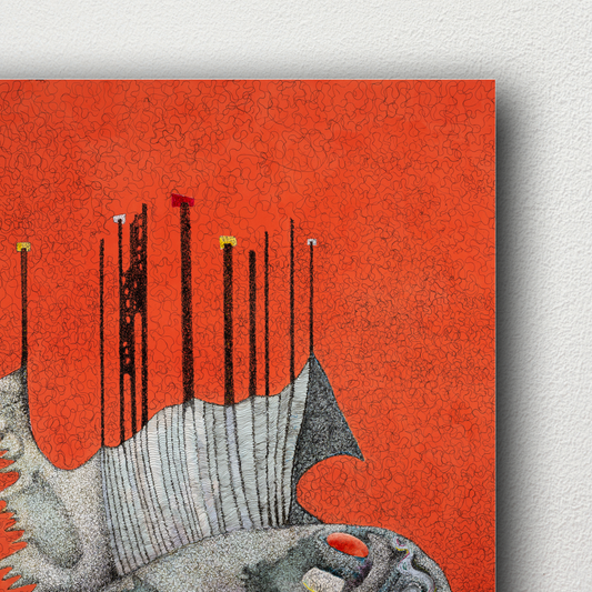 Phillip Grechulevic – „W“ (2021) | Fine Art Giclée Print – 30x30 cm ( 12x12″)