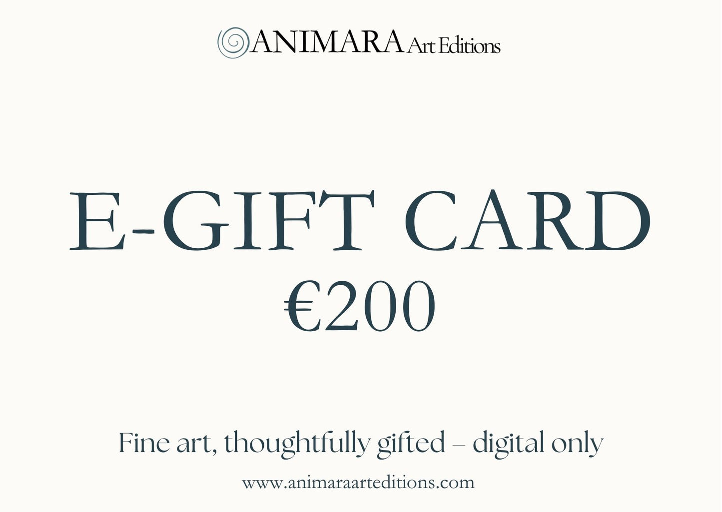 Digital Gift Card