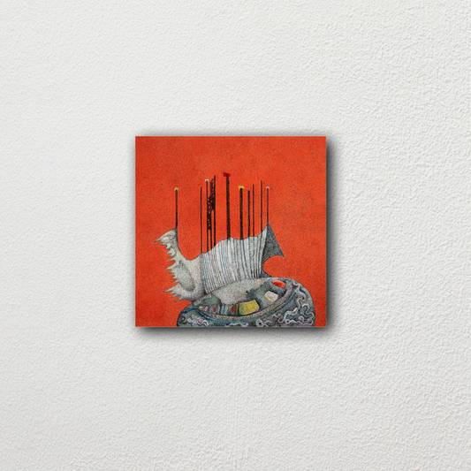 Phillip Grechulevic – „W“ (2021) | Fine Art Giclée Print – 30x30 cm ( 12x12″)